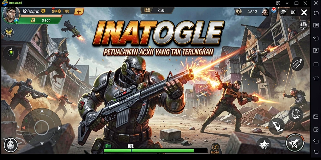 Tampilan gameplay INATOGEL yang menegangkan dan penuh aksi.
