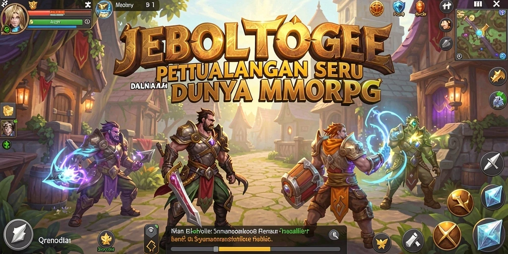 Tampilan gameplay seru dalam JEBOLTOGEL dengan aksi bertarung yang mendebarkan.