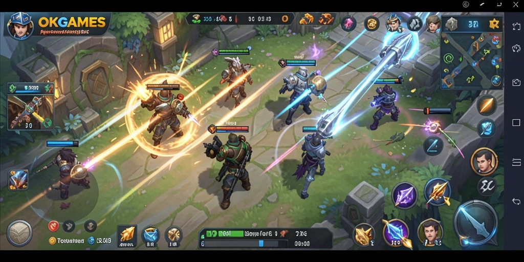 Tampilan gameplay <strong>OKGAMES</strong> yang menarik dengan strategi mendalam.