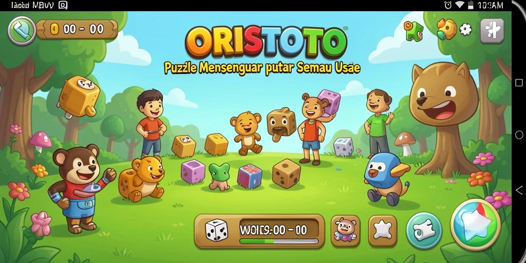 Screenshot gameplay ORISTOTO dengan tantangan Puzzle yang menarik.