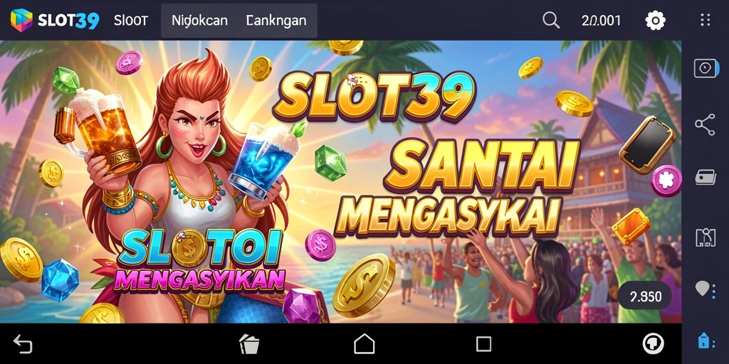 Tampilan gameplay yang menarik dan penuh warna dari SLOT39.